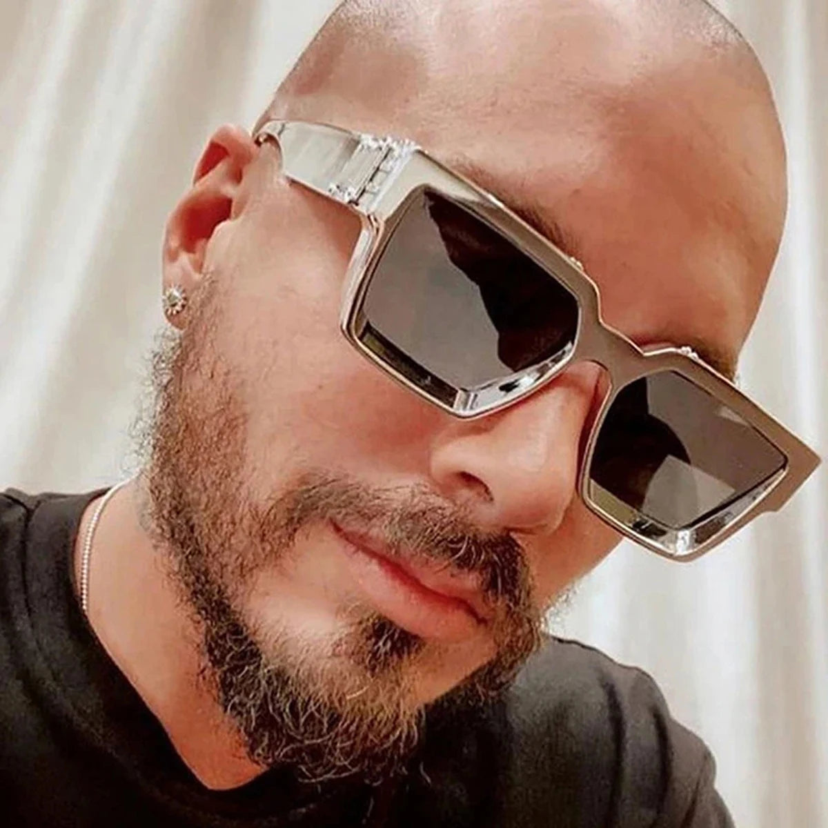 Gafas de Sol Retro Negras Millionaire | Lujo Cuadradas Unisex Hombre & Mujer 2025