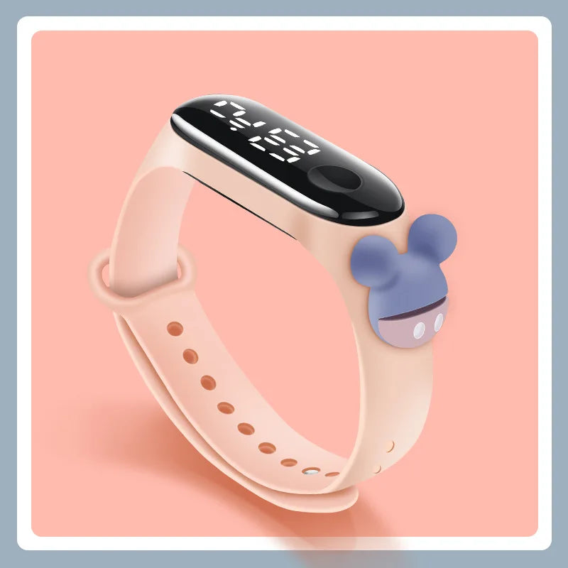 Reloj Infantil LED Deportivo | Pulsera Electrónica de Dibujos Animados para Niños y Niñas Impermeable