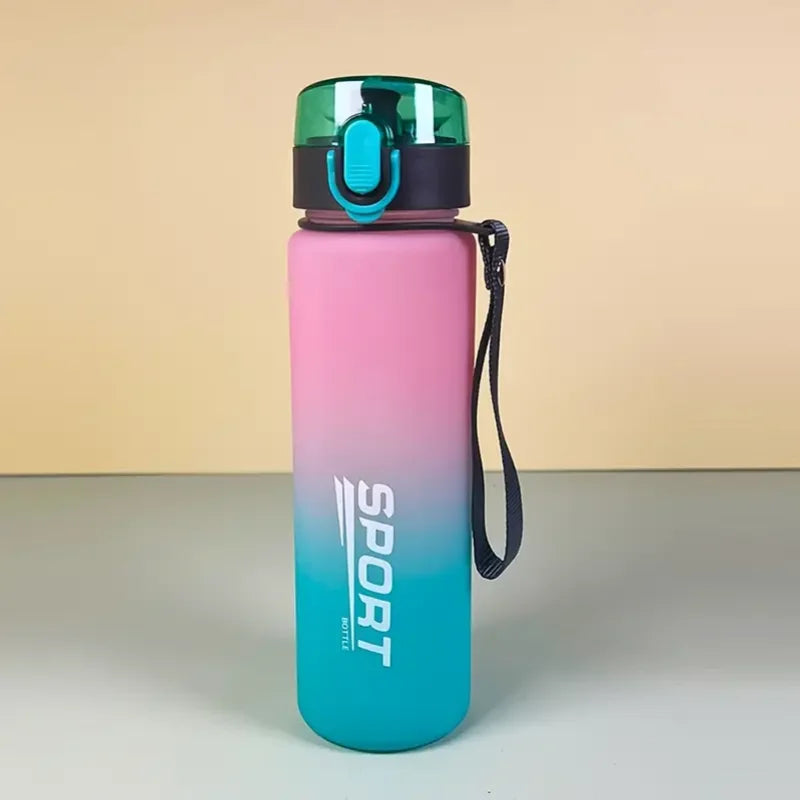 Botella Deportiva Portátil Libre de BPA | A Prueba de Fugas | 400ml / 560ml | Para Gimnasio, Viajes y Senderismo