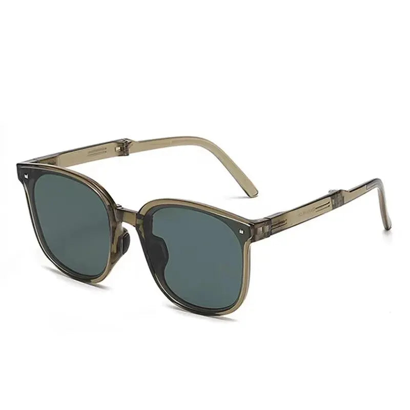 Gafas de Sol Plegables con Estuche | Mujer Moda UV400 Polarizadas Air Cushion