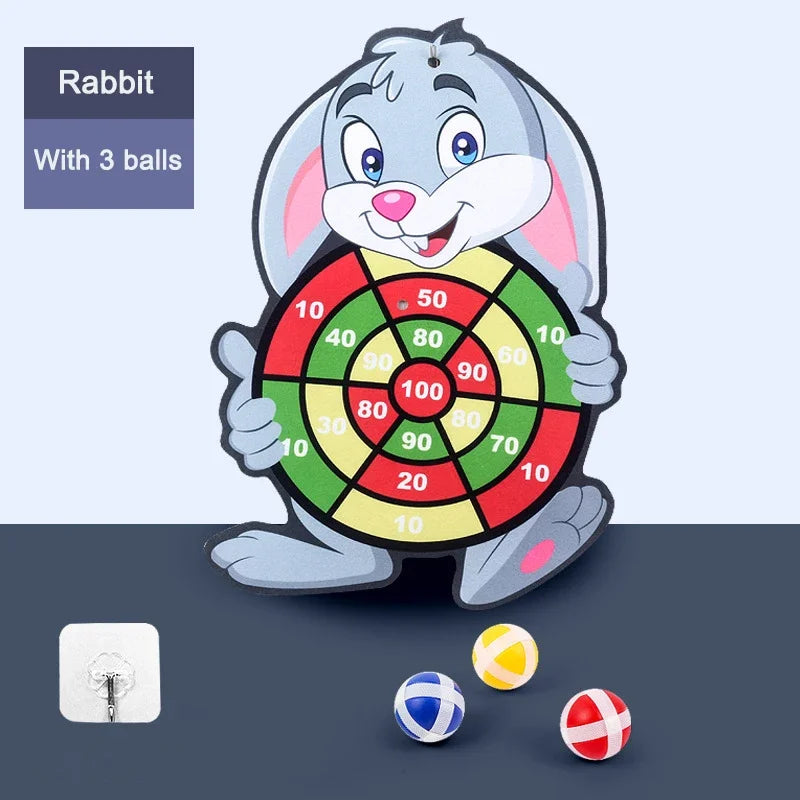 Juego Educativo Dardo Infantil con Pelotas Adhesivas – Tablero Montessori para Niños 3 a 7 Años