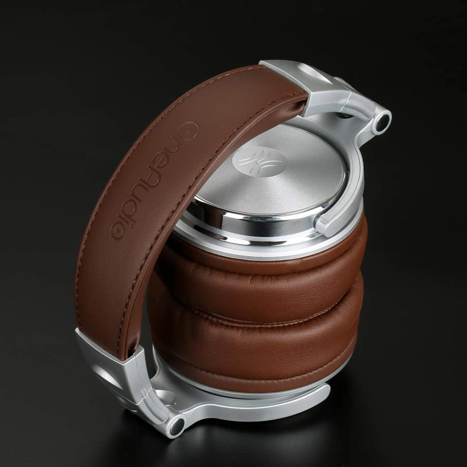 Oneodio Pro 30 | Auriculares DJ Profesionales con Micrófono | Over-Ear HiFi Monitores de Estudio | Cascos Plegables con Cable 3.5mm & 6.3mm