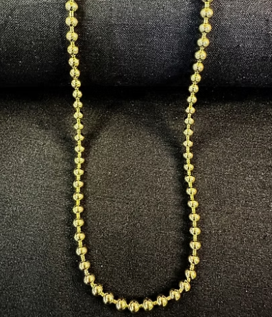 Cadena Militar para Mujer en Oro 18k