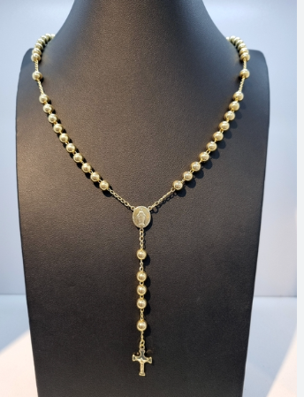 Rosario Todo en Oro 18k