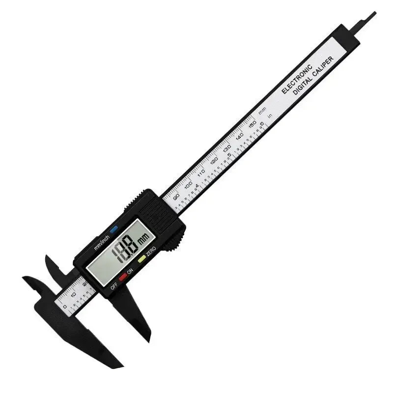 Calibrador Digital Vernier 0-150mm | Calibrador Electrónico de Plástico para Estudiantes, Hogar y Carpintería