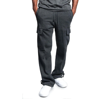 Pantalón Jogger Hombre Oversize | Sweatpants Deportivos Streetwear con Múltiples Bolsillos