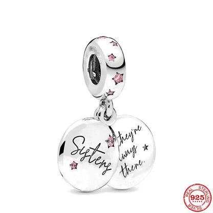 Charm Familia en Plata 925 – Abalorio Sparkling para Pulsera Original Mujer