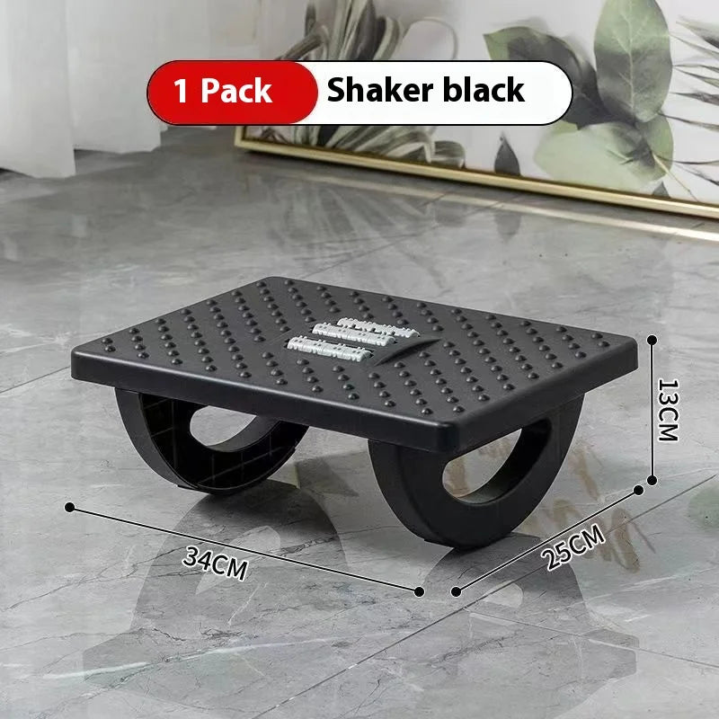 Reposapiés Ergonómico Portátil con Rodillos de Masaje – Oficina y Hogar