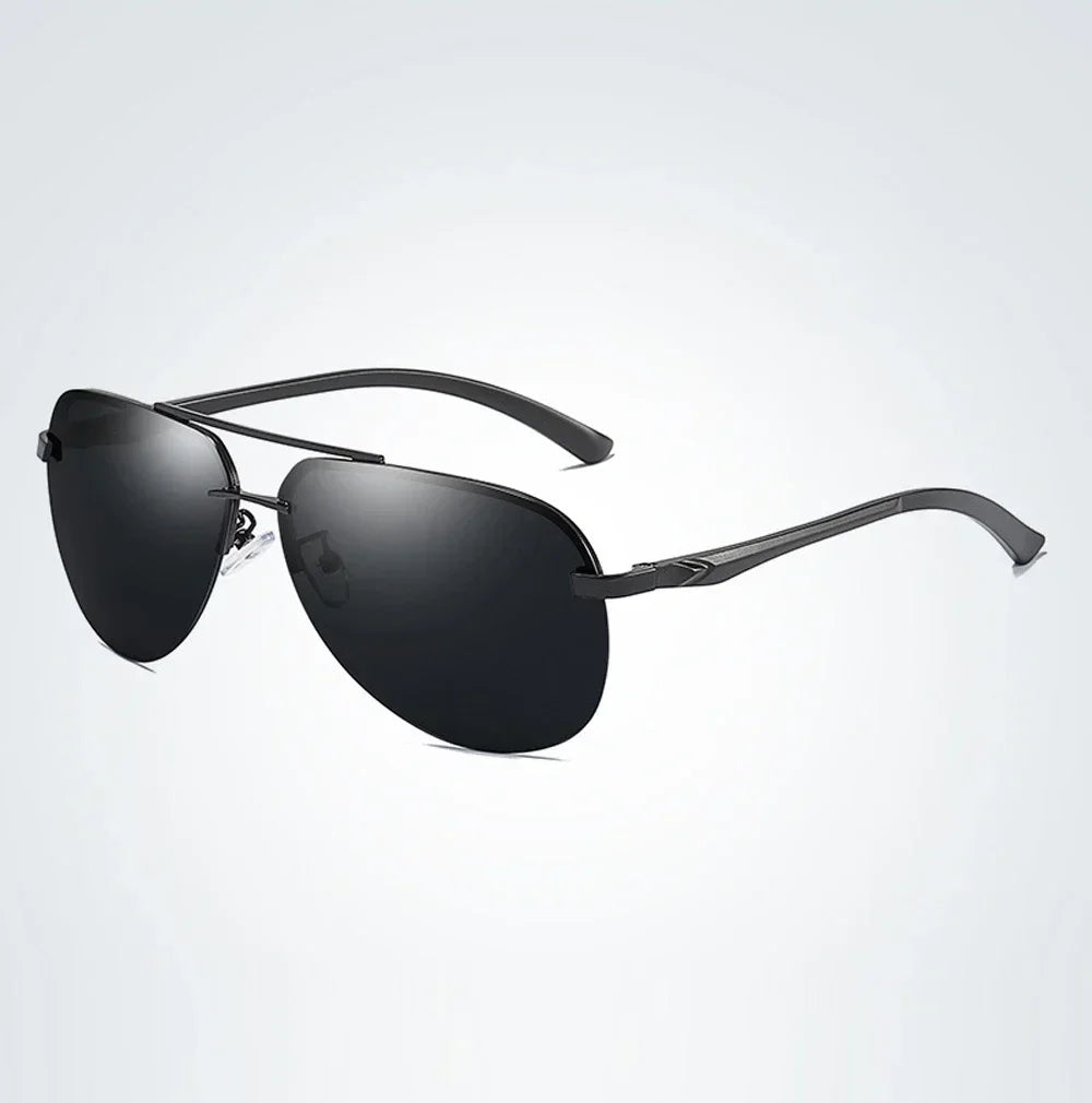 Gafas de Sol Polarizadas Clásicas Unisex | Lentes Espejo con Montura Metálica para Conducir y Viajar