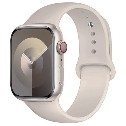 Correa de silicona para Apple Watch – Compatible Ultra 2, Series 9-3, SE (38mm-49mm)