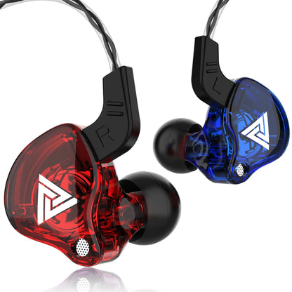 Auriculares In-Ear QKZ AK6 Originales | 6 Unidades Dinámicas con Micrófono, Sonido HIFI Estéreo y Subwoofer Deportivo