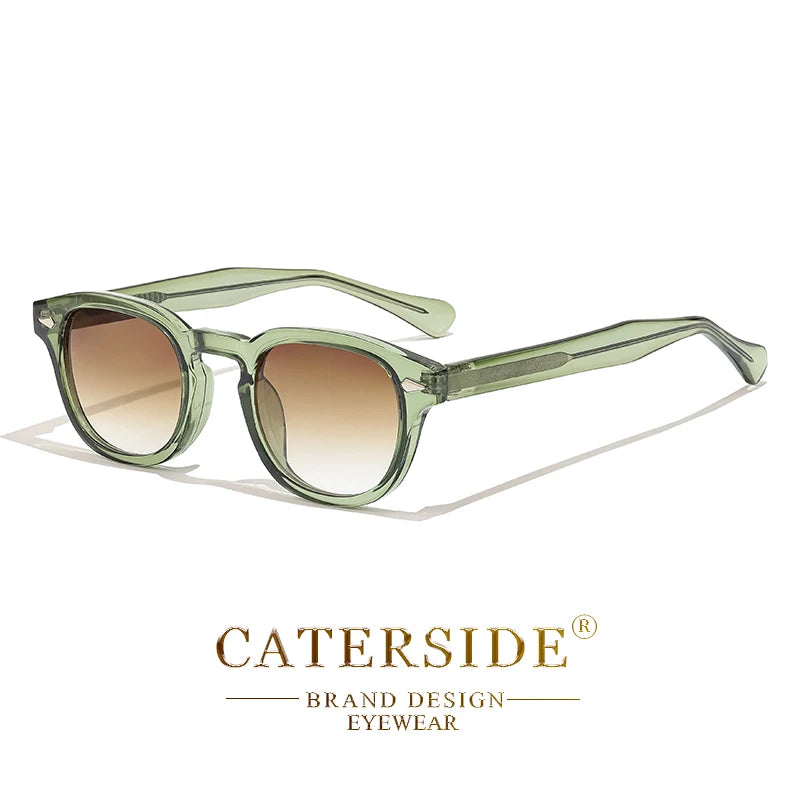 Gafas de Sol Retro Redondas CATERSIDE Unisex | Estilo Punk UV400 de Lujo