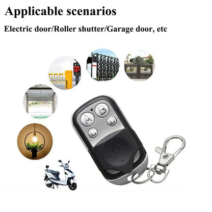 Mando Clonador 433MHz – Control Remoto Universal de 4 Canales para Puertas de Garaje, Portones y Alarmas