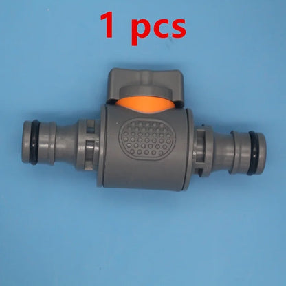 1/2/3Pcs Plastic Garden Hose Quick Connect Valve Set - Universal Thread Ball Valve Switch for Car Wash and Pipe Repair