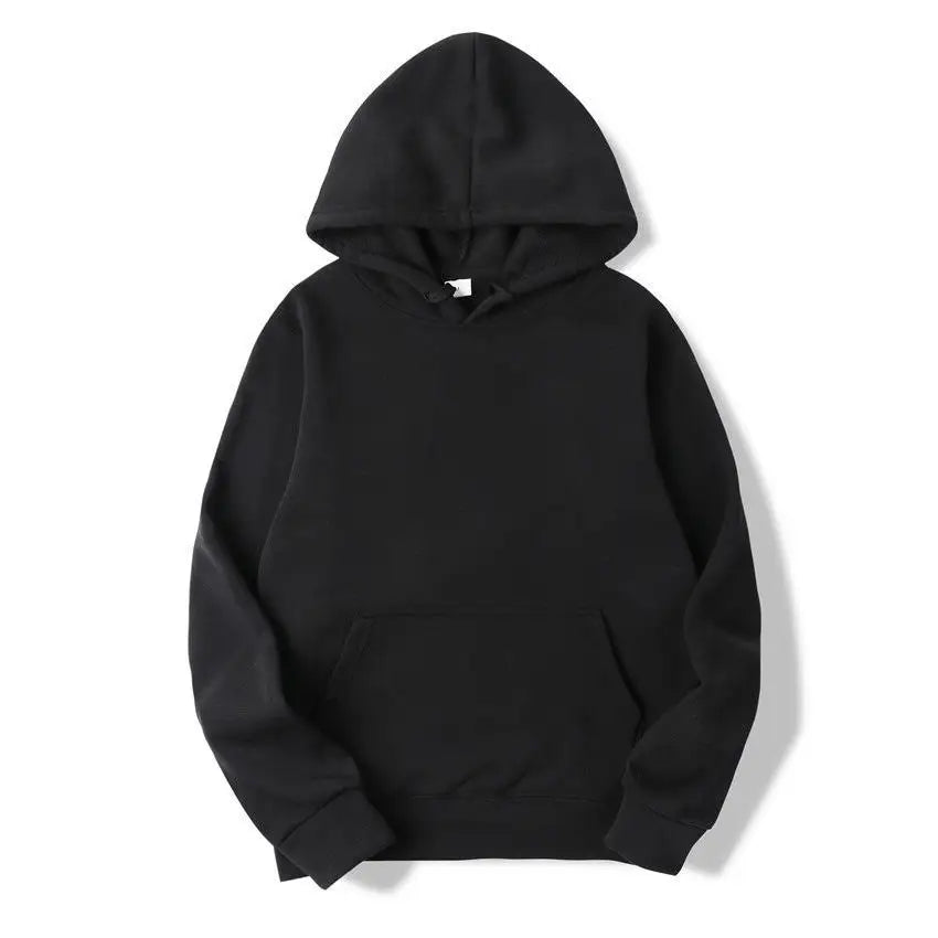 Hoodie Básico de Felpa – Sudadera con Capucha Unisex, Económica y Versátil para Hombre