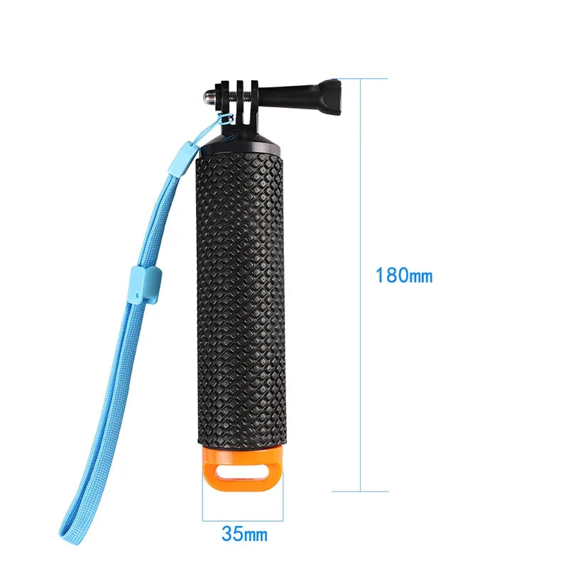 Flotador de mano para cámara deportiva – Mango flotante compatible con GoPro Hero 12/11/10/9/8/7, Xiaomi Yi, DJI Osmo y SJ4000