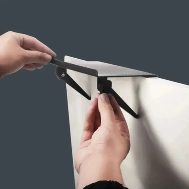Soporte de Almacenamiento para Pantalla de TV y Computador | Estante Organizador sin Perforaciones para Router, Controles y Accesorios