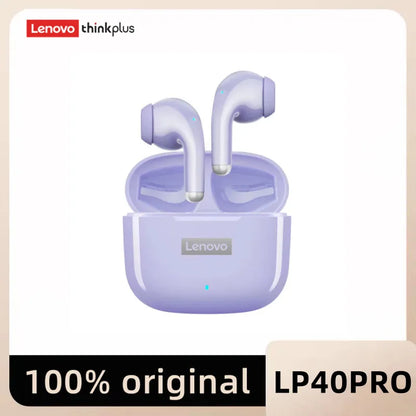 Auriculares Lenovo LP40 Pro TWS – Bluetooth 5.1 inalámbricos con reducción de ruido, control táctil y estuche 250mAh