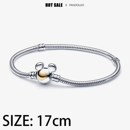 Collar, Aretes y Charm Disney Stitch | Compatible Pandora Pulsera Mujer DIY