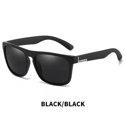 Gafas de Sol Polarizadas Cuadradas Unisex | Estilo Vintage Lujo UV400 para Conducir y Pescar