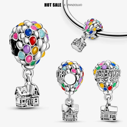 Collar, Aretes y Charm Disney Stitch | Compatible Pandora Pulsera Mujer DIY