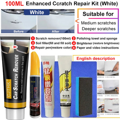 Removedor de Rayones para Auto R1 | Pulidor de Pintura, Restaurador de Brillo y Cera Anti-Rayaduras