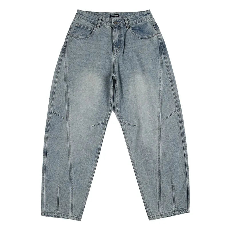Jeans Baggy Hombre Estilo Japonés | Pantalón Denim Vintage Oversize Recto Streetwear Skate 2025