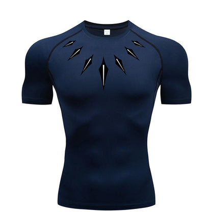 Camiseta Compresiva Anime para Hombre – Fitness, Running y Gym con Secado Rápido, Ajuste Slim y Estilo Atlético
