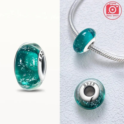 Cuenta Murano en Plata 925 | Beads de Vidrio de Colores para Pulsera Pandora Original