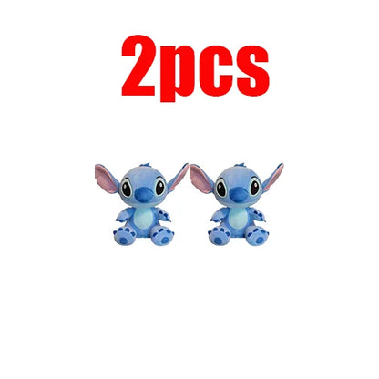 Peluche Stitch Disney 4/8 Pulgadas – Muñeco de Peluche Azul/Rosa | Juguete Anime Lilo & Stitch Regalo para Niños