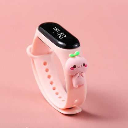 Reloj Infantil LED Deportivo | Pulsera Electrónica de Dibujos Animados para Niños y Niñas Impermeable