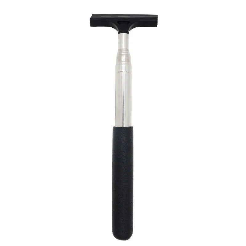Herramienta Limpiaparabrisas de Espejo Retrovisor de Coche – Limpiador de Vidrio Antivaho, Rascador con Mango Telescópico, Cepillo de Limpieza para Ventanas