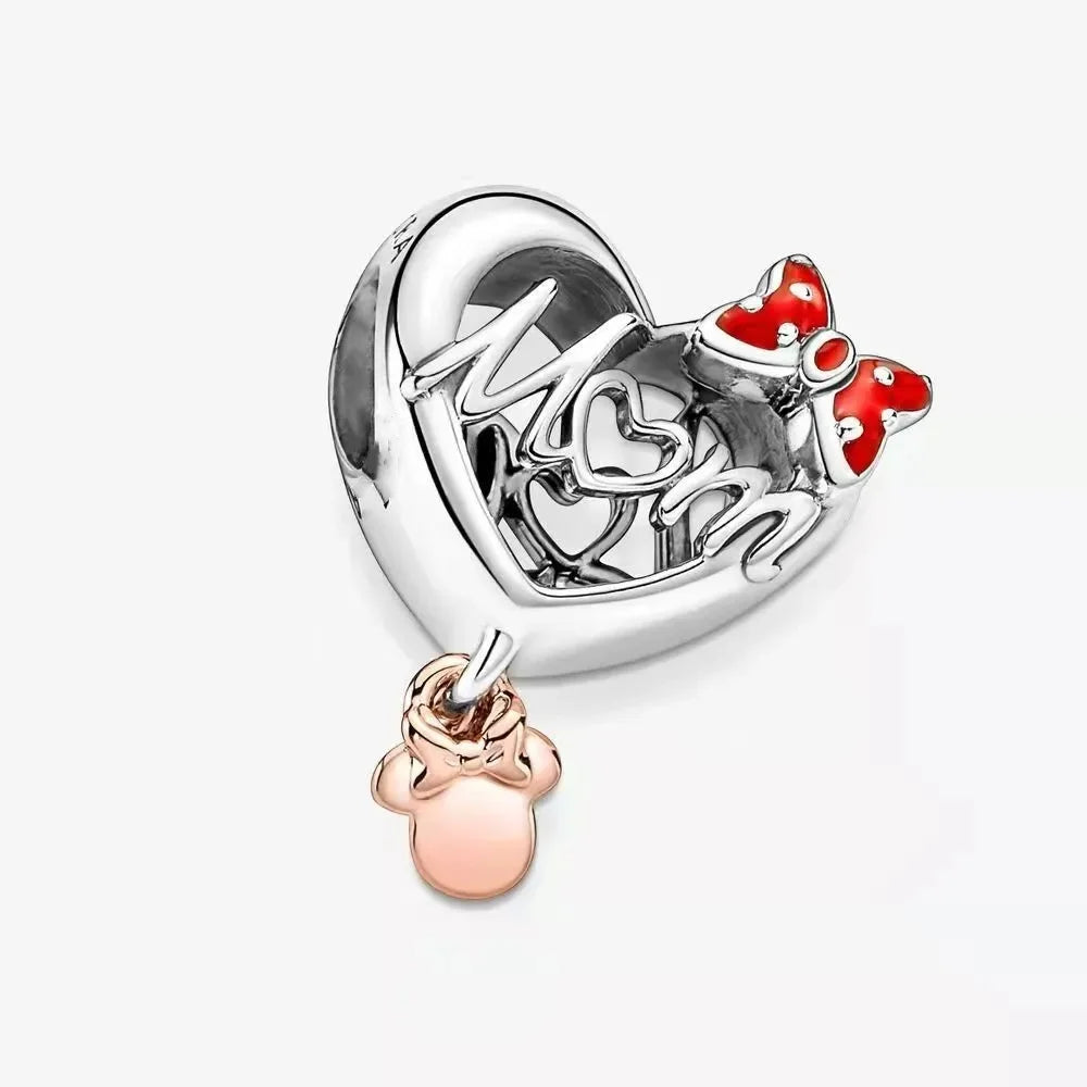 Charm Disney 100º Aniversario Mickey Mouse – Abalorios Princesa y Calabaza para Pulseras Originales Mujer