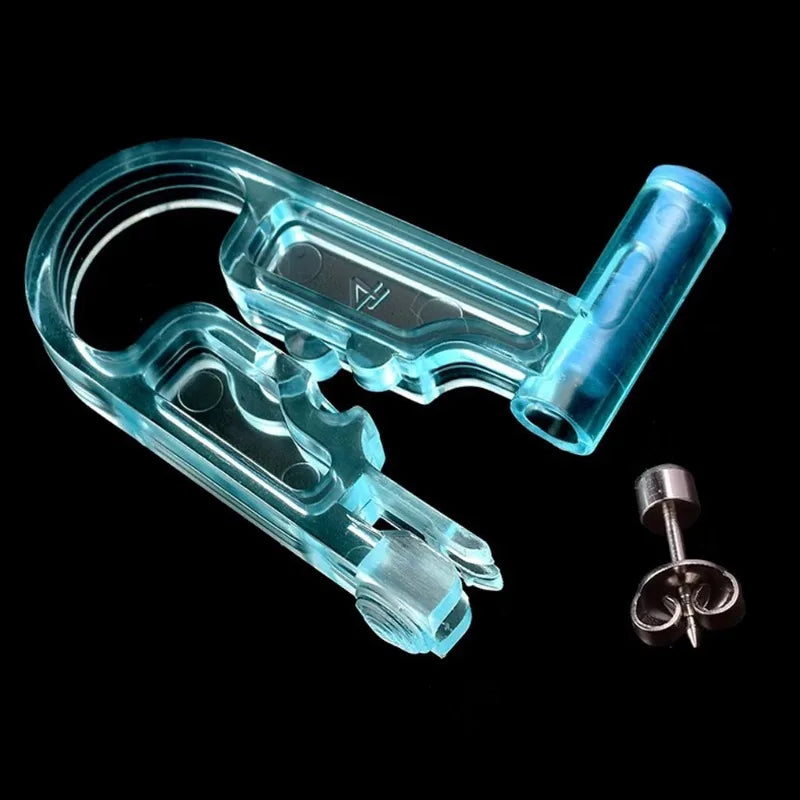 Kit de Perforación de Orejas y Nariz Desechable – Herramienta Estéril e Indolora con Aretes Incluidos