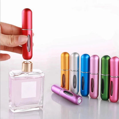 Atomizador de Perfume Recargable 5ml | Botella Portátil de Viaje con Pulverizador para Cosméticos y Fragancias
