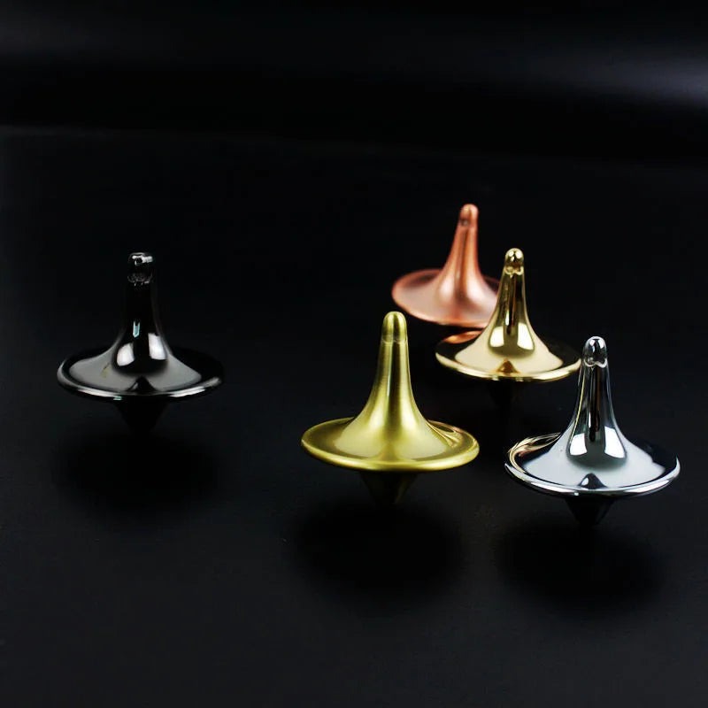 Mini Fidget Spinner de Metal | Juguete Antiestrés Giratorio para Niños y Adultos