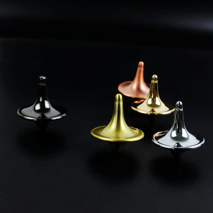 Mini Fidget Spinner de Metal | Juguete Antiestrés Giratorio para Niños y Adultos