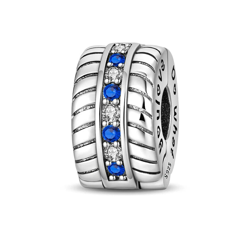 Charm de Plata 925 Araña, Mariposa y Zirconia – Abalorios Brillantes para Pulseras Originales 3mm