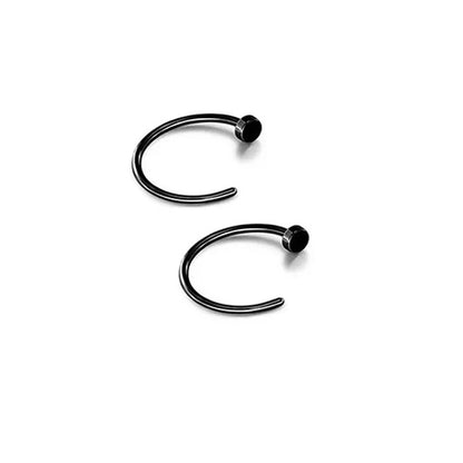 Set de 2/6 Piercings Falsos de Nariz y Labio – Aros de Acero Inoxidable 316L para Mujer