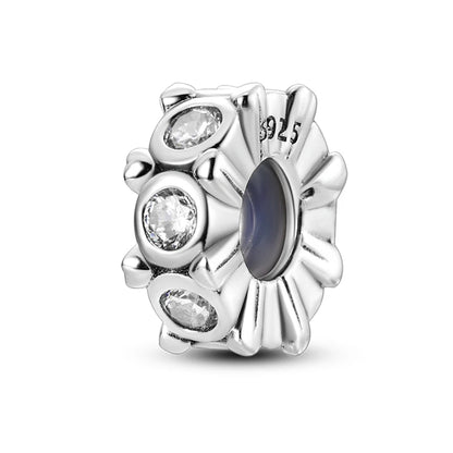 Charm de Plata 925 Araña, Mariposa y Zirconia – Abalorios Brillantes para Pulseras Originales 3mm