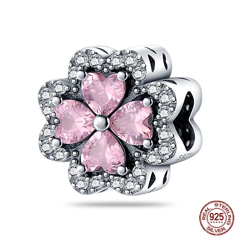 100% 925 Sterling Silver Creative Blue Luminous Firefly Charms Pendants Fit Qikaola 925 Original Bracelets DIY Birthday Jewelry