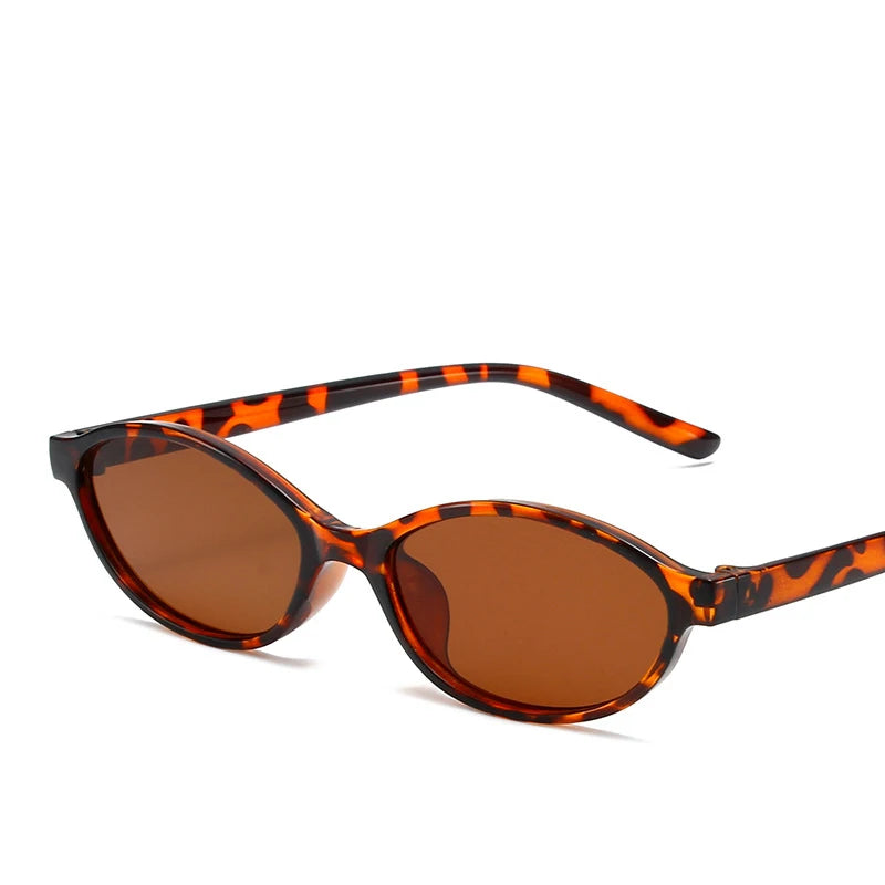 Gafas de Sol Vintage Ovaladas | Small Frame Ellipse Unisex Estilo Retro Redondas UV400