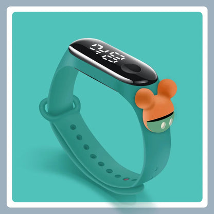Reloj Infantil LED Deportivo | Pulsera Electrónica de Dibujos Animados para Niños y Niñas Impermeable