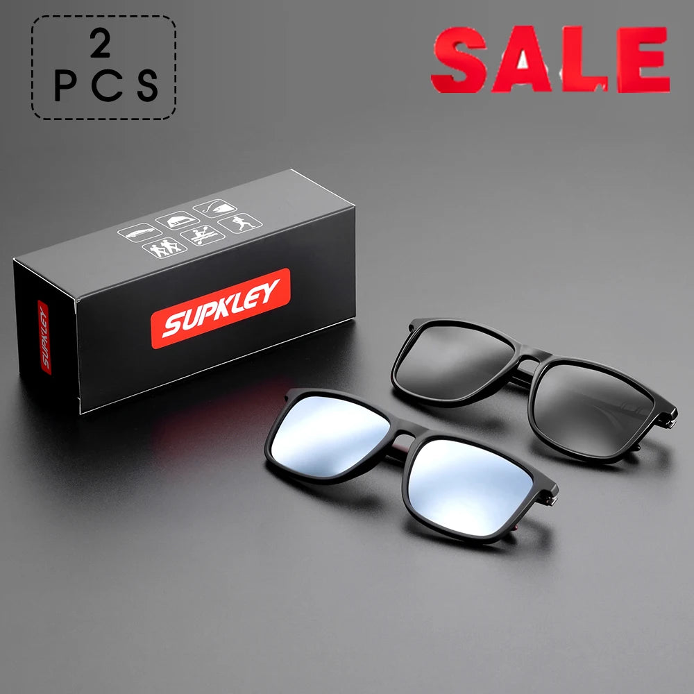 SUPKLEY Gafas de Sol Deportivas Polarizadas Hombre Mujer | Protección UVA&UVB