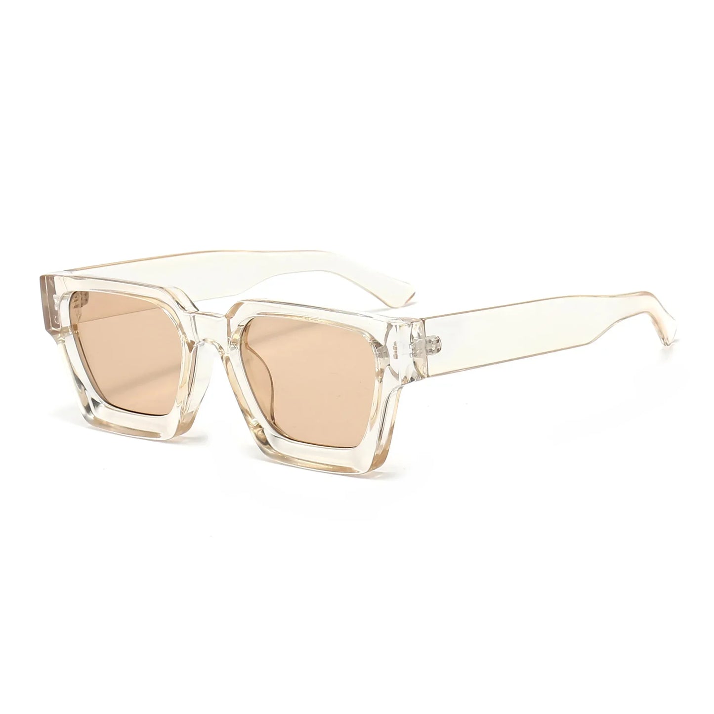 JNPCXI Gafas de Sol Cuadradas de Lujo | Retro Fashion Unisex UV400