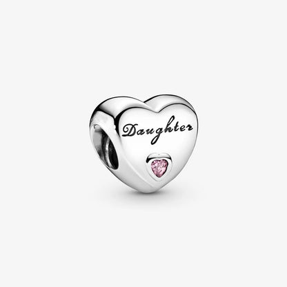 Charm flor margarita rosa de plata 925 – Colgante en forma de flor para pulsera tipo Pandora, joyería elegante para mujer