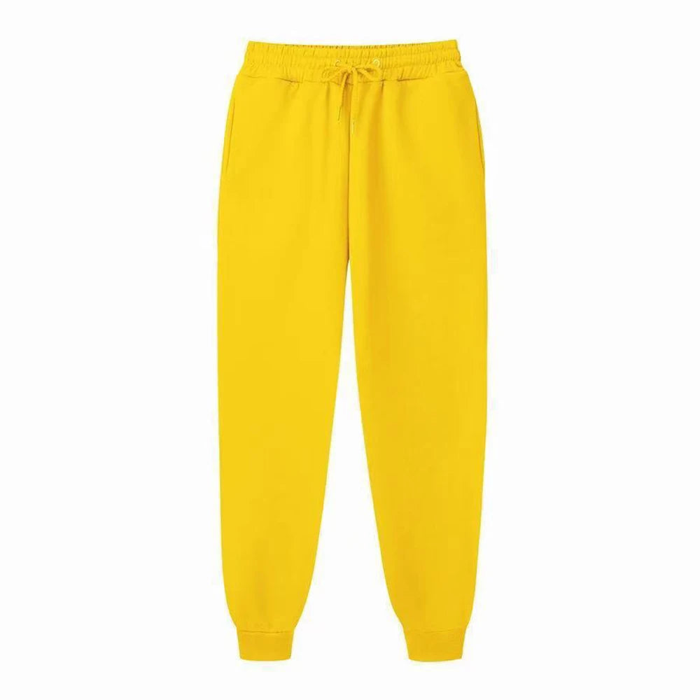 Pantalones Deportivos Hombre | Primavera y Otoño | Felpa Oversized con Cordón y Bolsillos