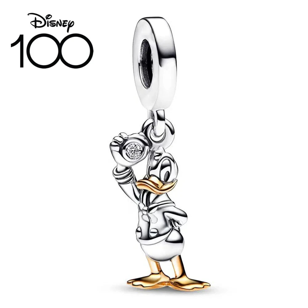 Charm Disney 100º Aniversario Mickey Mouse – Abalorios Princesa y Calabaza para Pulseras Originales Mujer