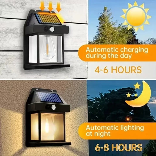 Lámpara Solar Exterior 2025 | Luz LED Potente para Jardín e Iluminación Exterior