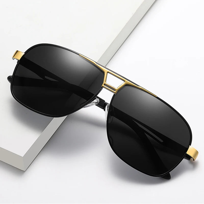 Gafas de Sol Fotocromáticas Polarizadas para Hombre – Estilo Vintage UV400 para Conducir y Uso Diario